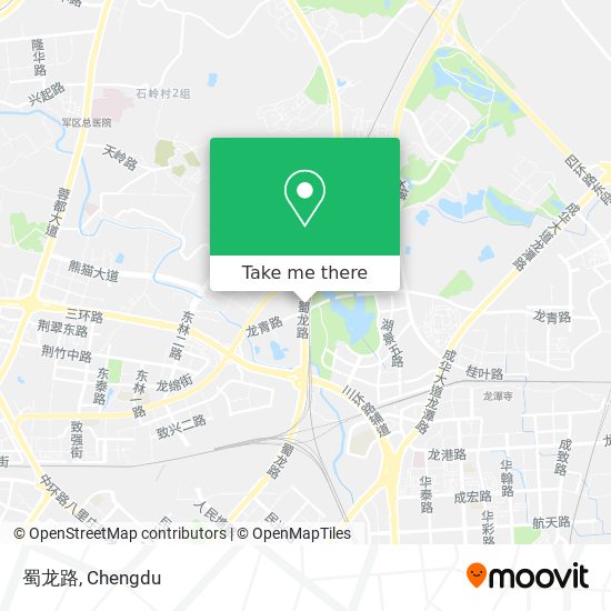 蜀龙路 map