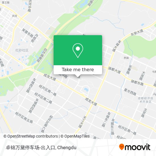 卓锦万黛停车场-出入口 map