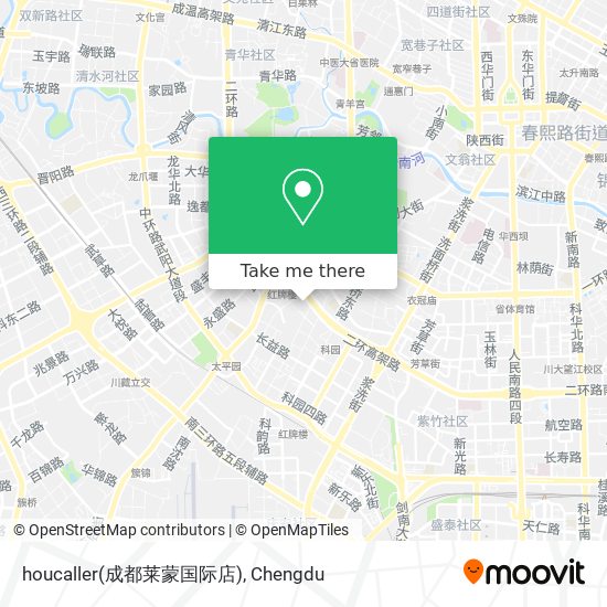 houcaller(成都莱蒙国际店) map