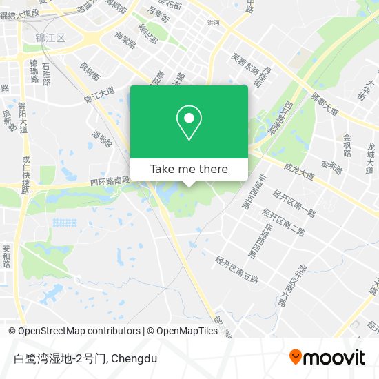 白鹭湾湿地-2号门 map