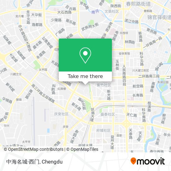 中海名城-西门 map
