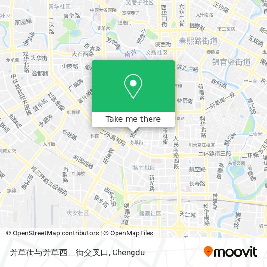 芳草街与芳草西二街交叉口 map