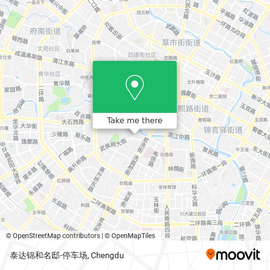 泰达锦和名邸-停车场 map