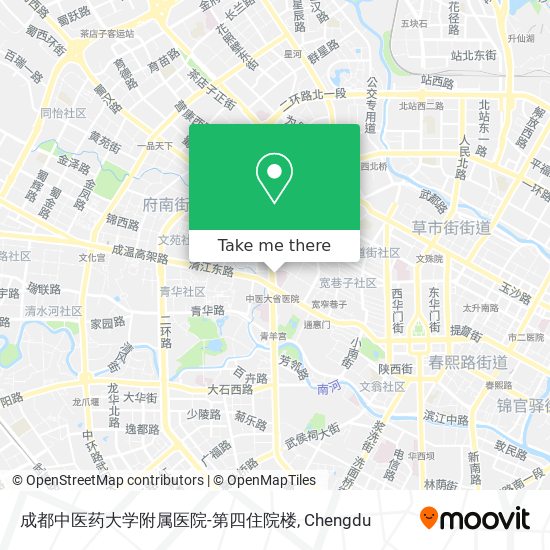 成都中医药大学附属医院-第四住院楼 map
