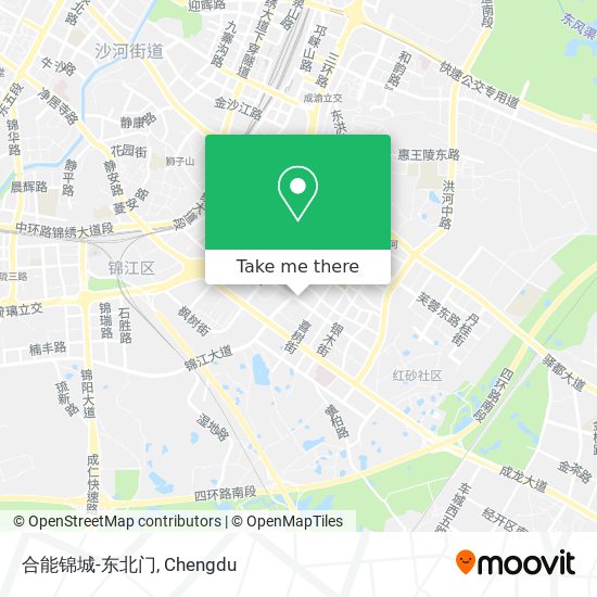 合能锦城-东北门 map