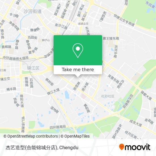 杰艺造型(合能锦城分店) map