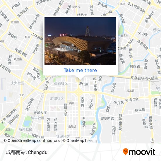 成都南站 map