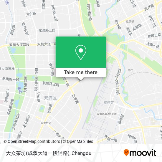 大众茶坊(成双大道一段辅路) map