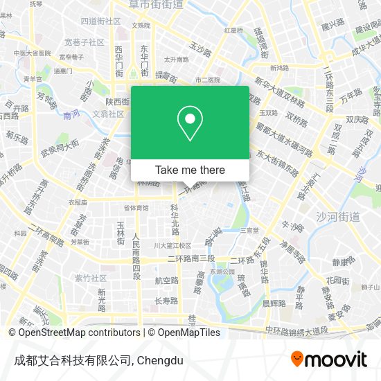 成都艾合科技有限公司 map