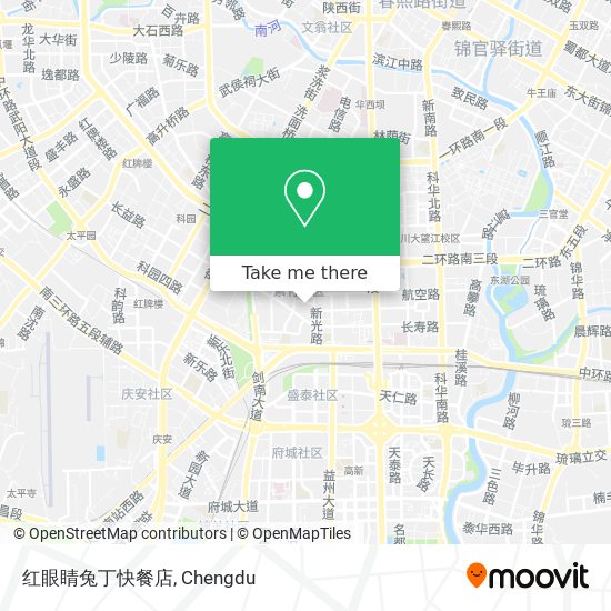 红眼睛兔丁快餐店 map