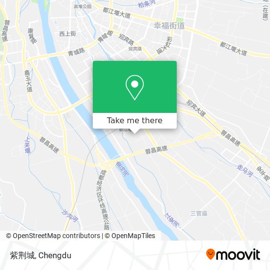 紫荆城 map