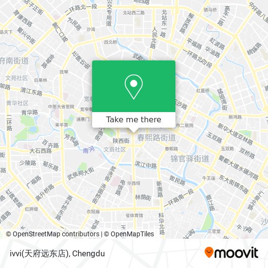 ivvi(天府远东店) map
