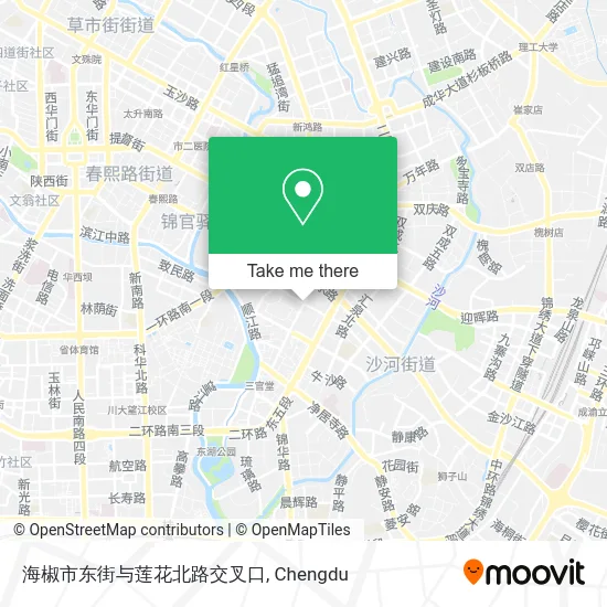 海椒市东街与莲花北路交叉口 map