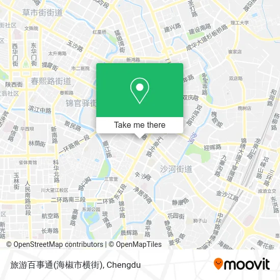 旅游百事通(海椒市横街) map