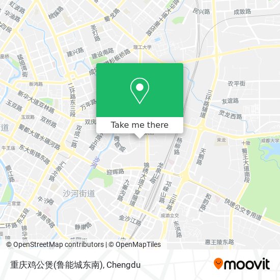 重庆鸡公煲(鲁能城东南) map