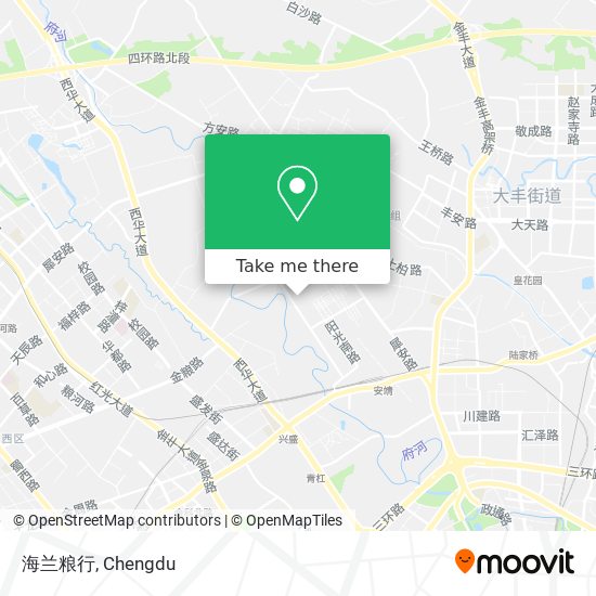 海兰粮行 map