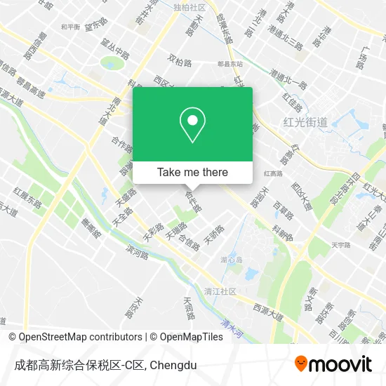 成都高新综合保税区-C区 map
