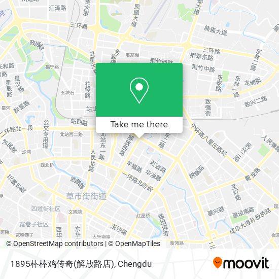 1895棒棒鸡传奇(解放路店) map