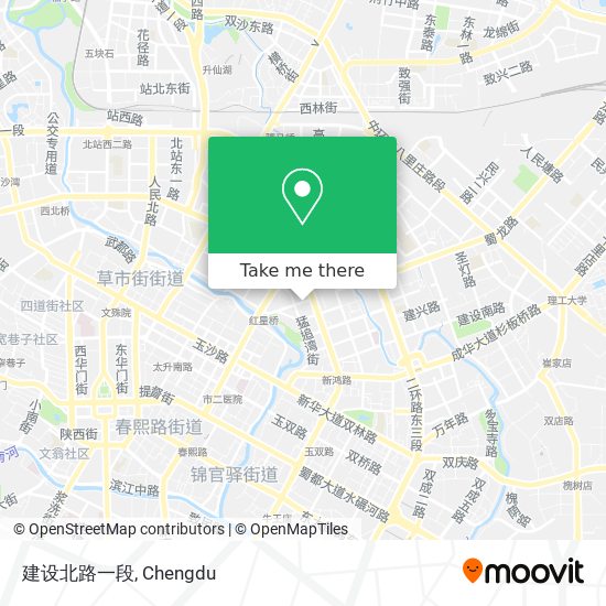 建设北路一段 map