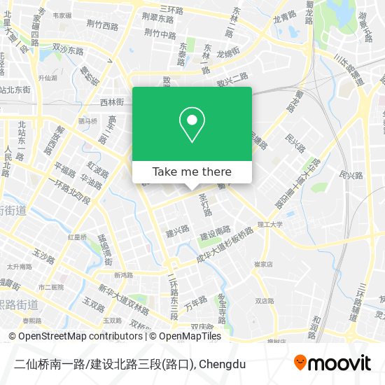 二仙桥南一路/建设北路三段(路口) map