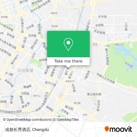 成都长秀酒店 map