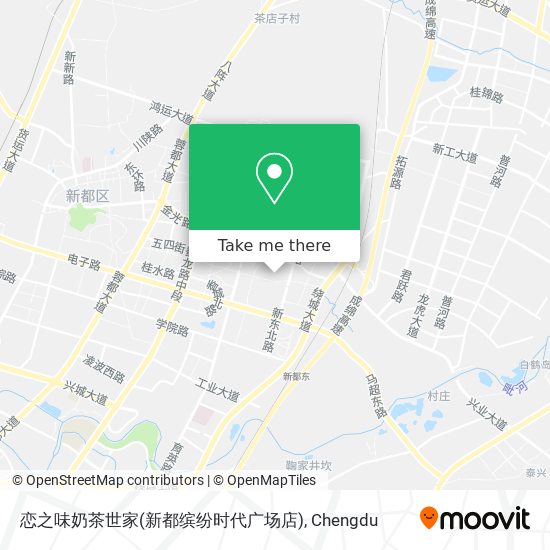 恋之味奶茶世家(新都缤纷时代广场店) map