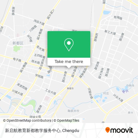 新启航教育新都教学服务中心 map