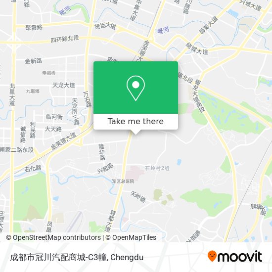 成都市冠川汽配商城-C3幢 map