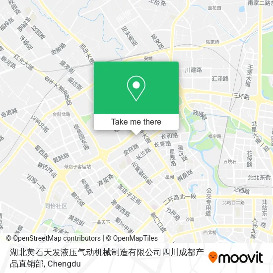 湖北黄石天发液压气动机械制造有限公司四川成都产品直销部 map
