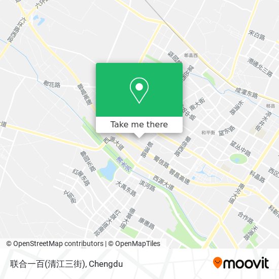 联合一百(清江三街) map