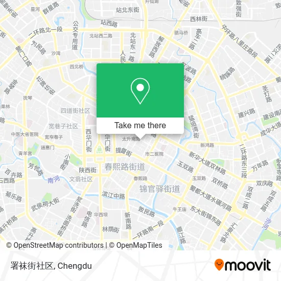 署袜街社区 map