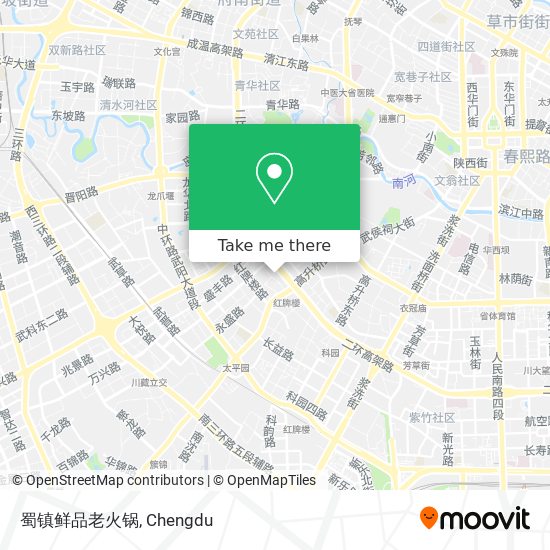 蜀镇鲜品老火锅 map