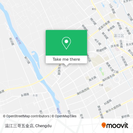 温江三哥五金店 map