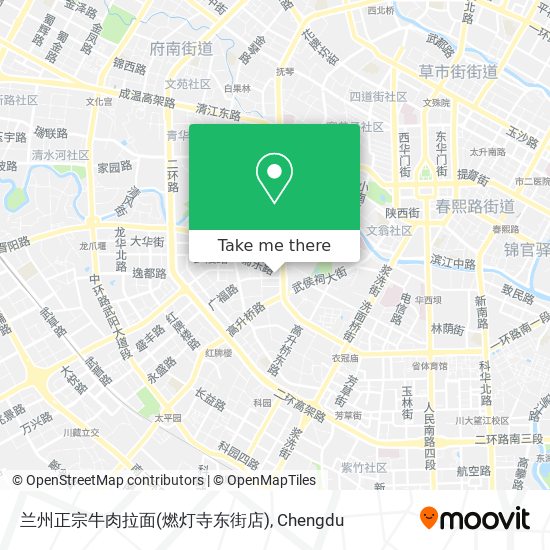 兰州正宗牛肉拉面(燃灯寺东街店) map