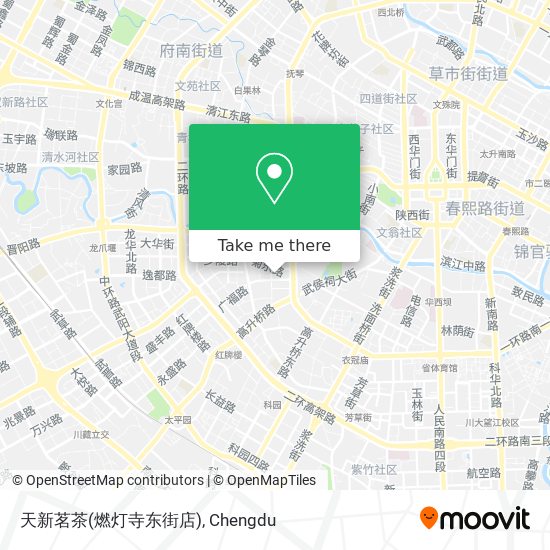天新茗茶(燃灯寺东街店) map