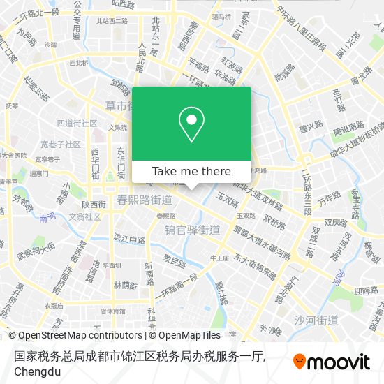 国家税务总局成都市锦江区税务局办税服务一厅 map