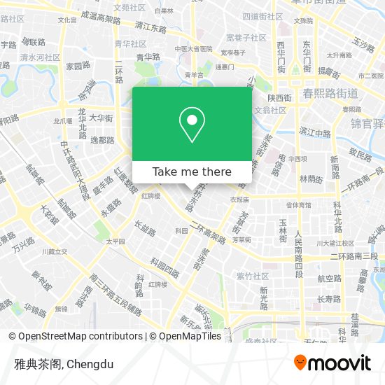 雅典茶阁 map