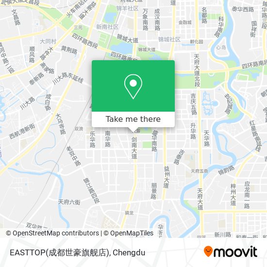 EASTTOP(成都世豪旗舰店) map
