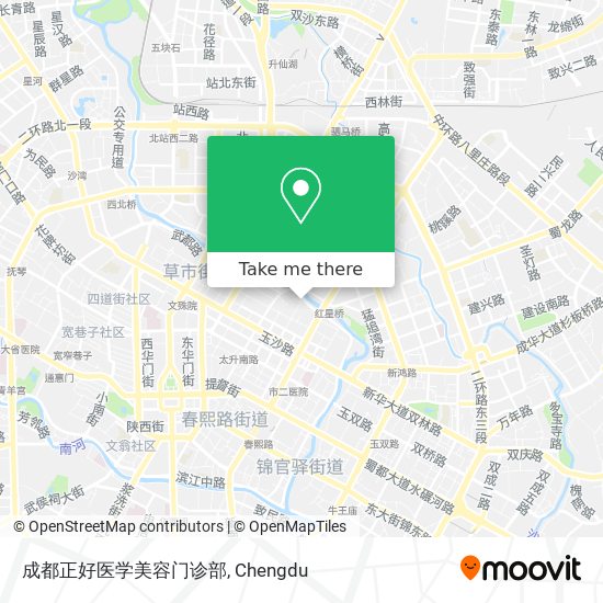 成都正好医学美容门诊部 map