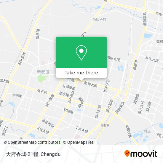 天府香城-21幢 map