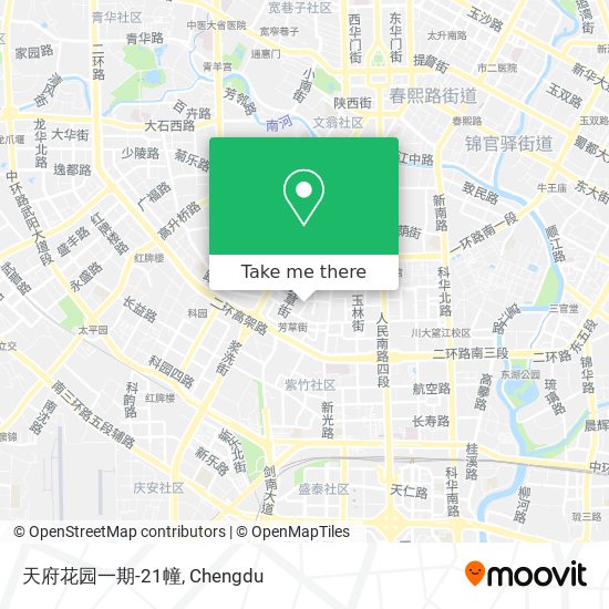 天府花园一期-21幢 map