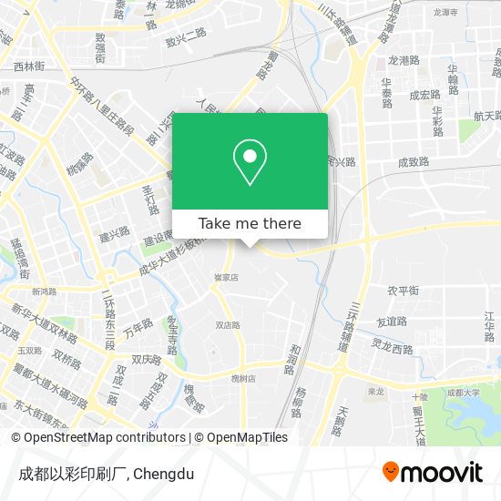 成都以彩印刷厂 map