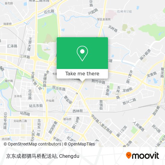 京东成都驷马桥配送站 map