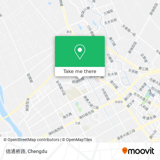 德通桥路 map