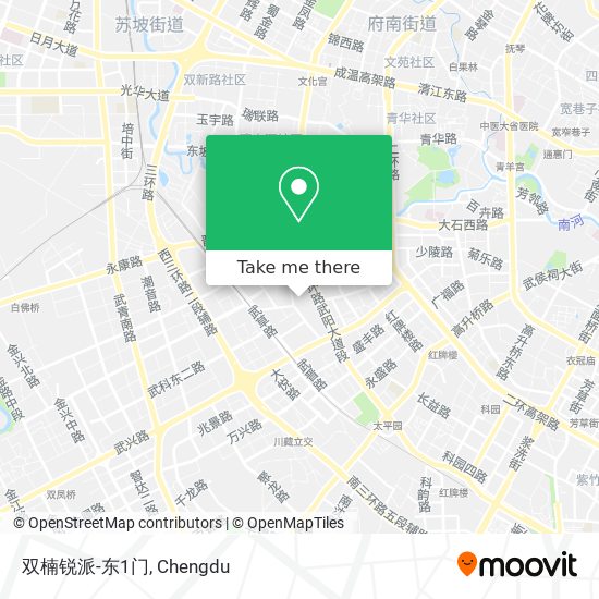 双楠锐派-东1门 map