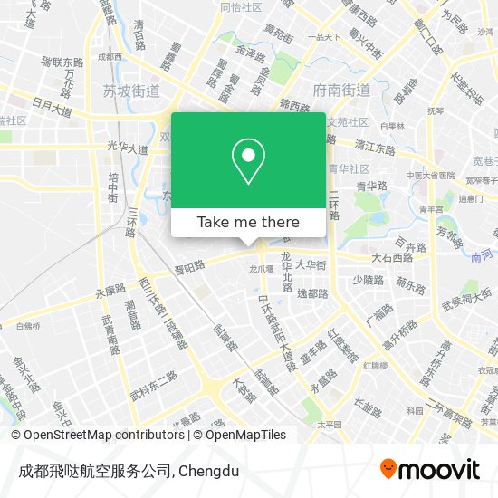 成都飛哒航空服务公司 map
