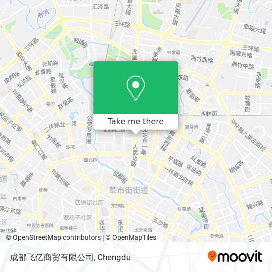 成都飞亿商贸有限公司 map
