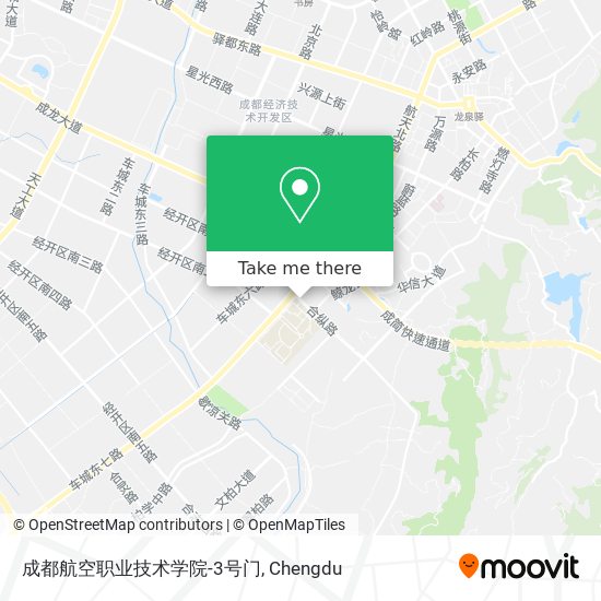 成都航空职业技术学院-3号门 map