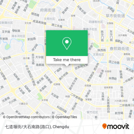 七道堰街/大石南路(路口) map