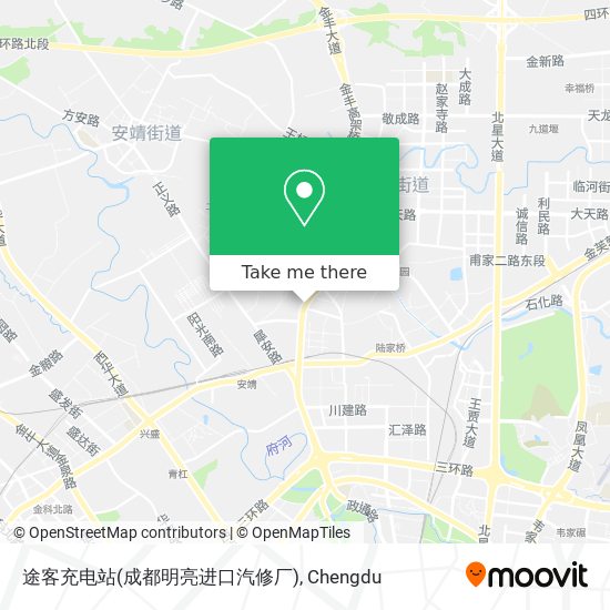途客充电站(成都明亮进口汽修厂) map